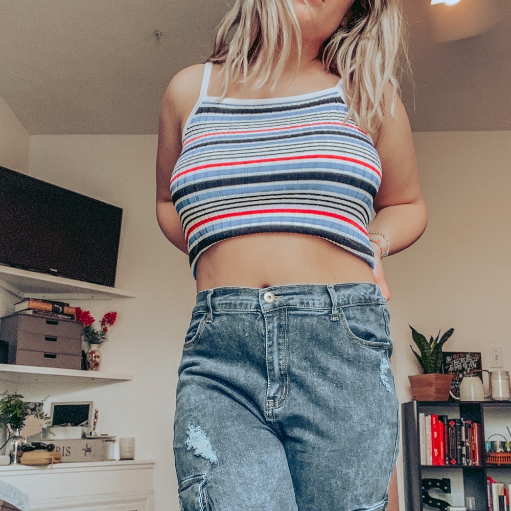 Stripped cami top